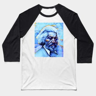 Frederick Douglass Portrait | Frederick Douglass Artwork | Frederick Douglass Painting 9 Baseball T-Shirt